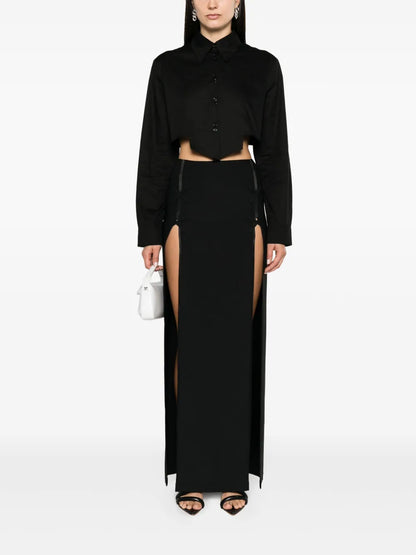 Cropped Cotton Shirt