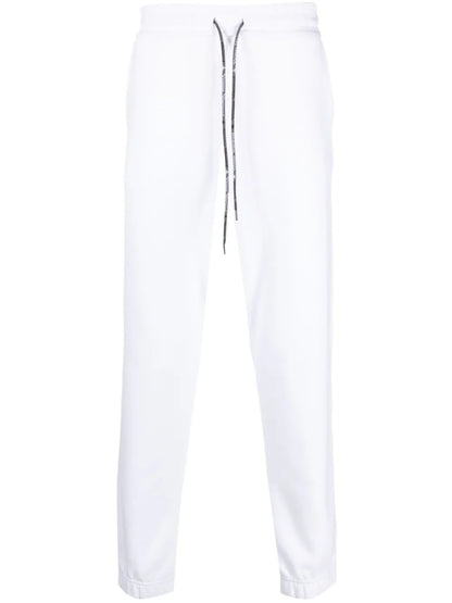 Orb-Embroidered Cotton Track Pants