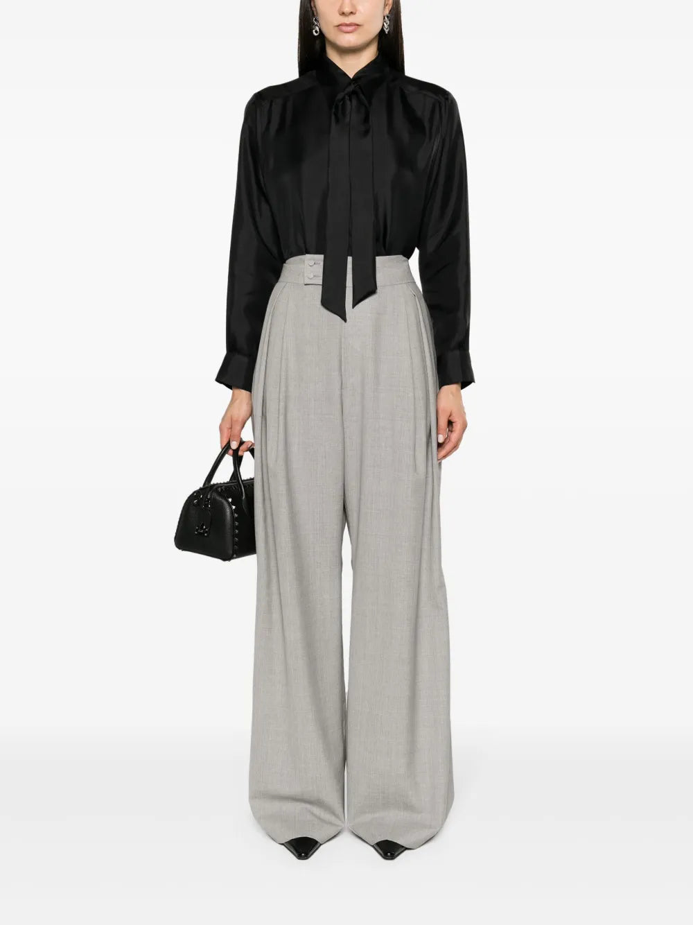 Tie Silk Shirt