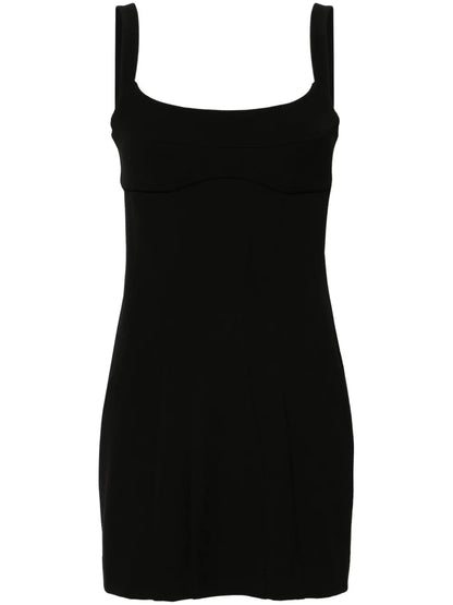Frame Crepe Minidress