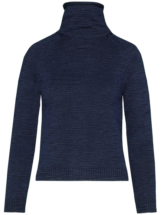 Zip-Embellished Wool Jumper