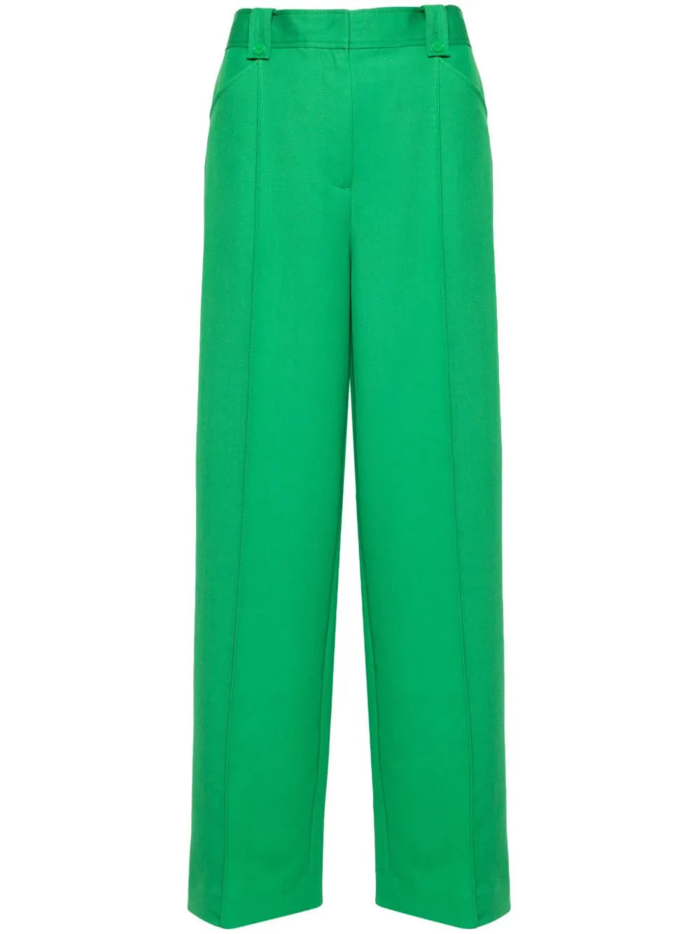Cavalry High-Waist Wide-Leg Trousers
