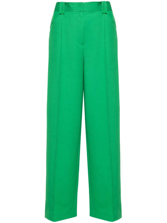 Cavalry High-Waist Wide-Leg Trousers