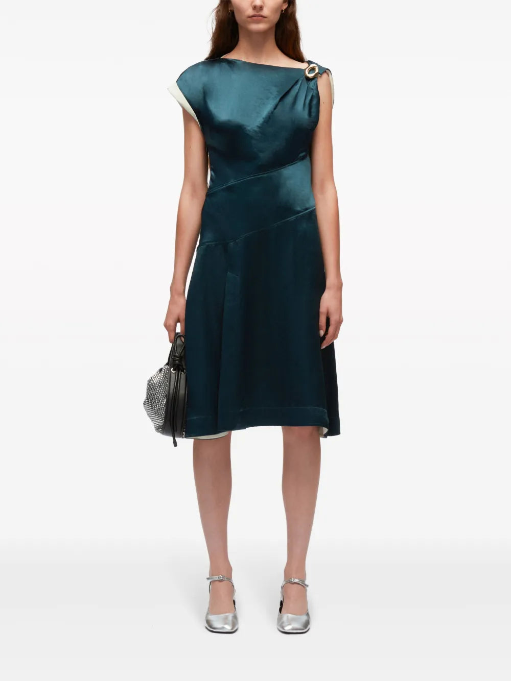 Draped Twisted Dress