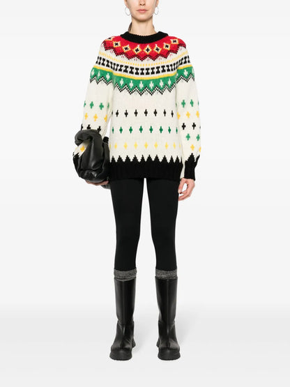 Fair Isle-Knit Crew-Neck Jumper