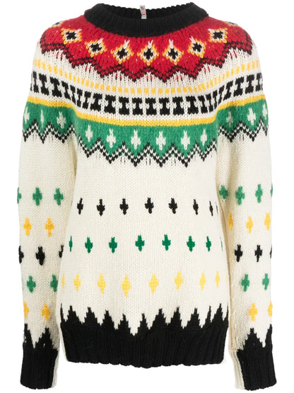 Fair Isle-Knit Crew-Neck Jumper