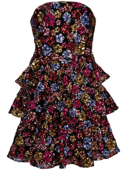 Sequined Tiered Minidress