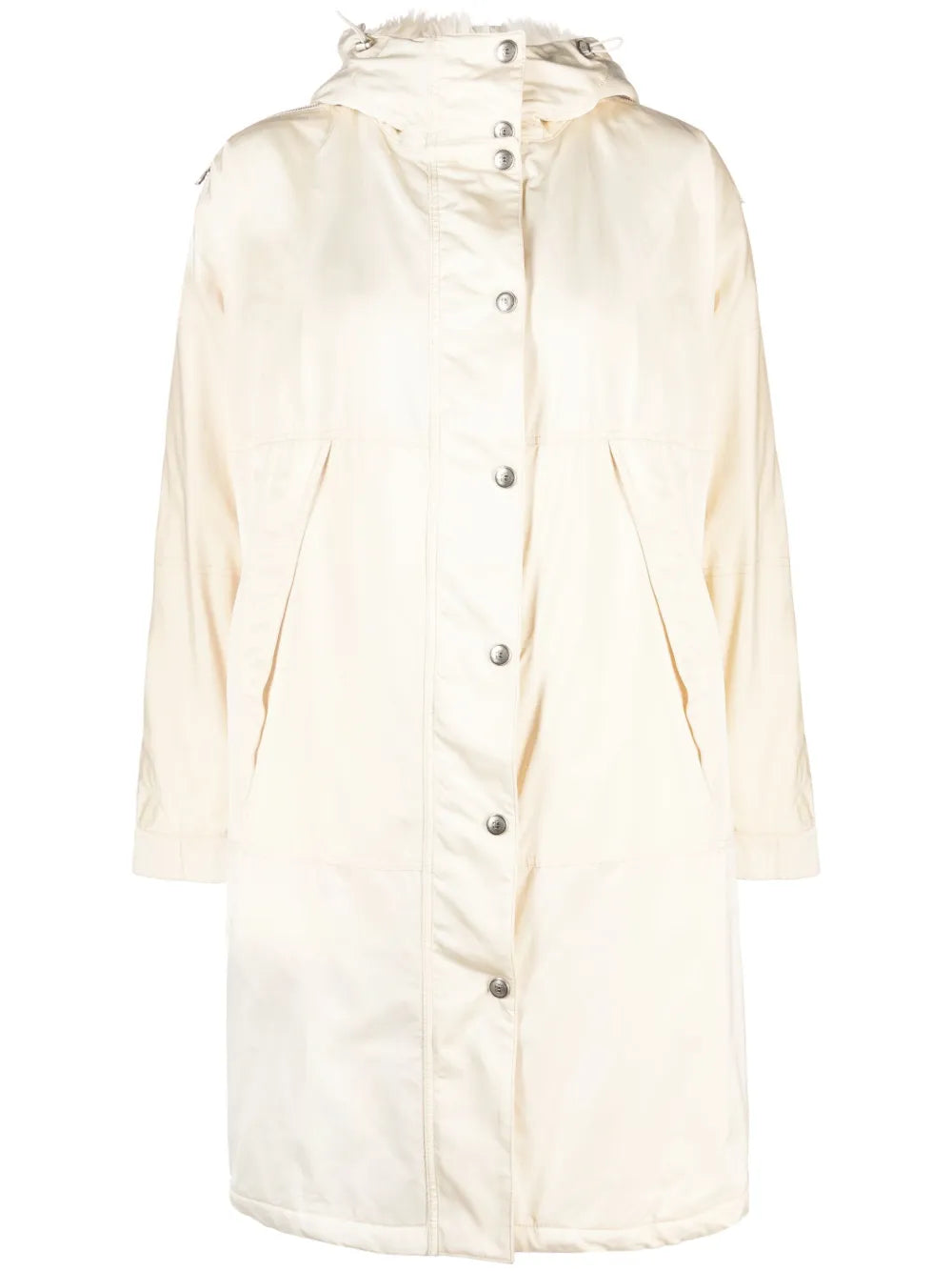 Faux-Fur Hood Padded Parka