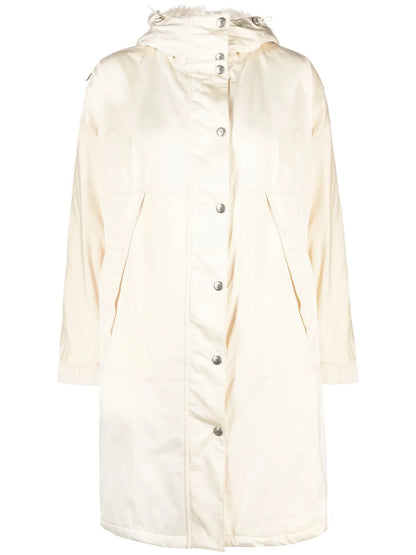 Faux-Fur Hood Padded Parka