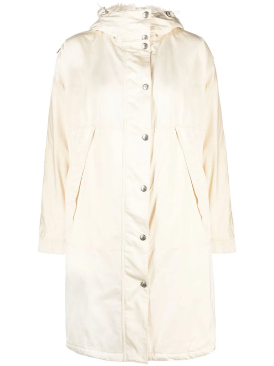Faux-Fur Hood Padded Parka