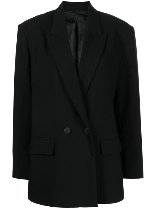Double-Breasted Wool Blazer