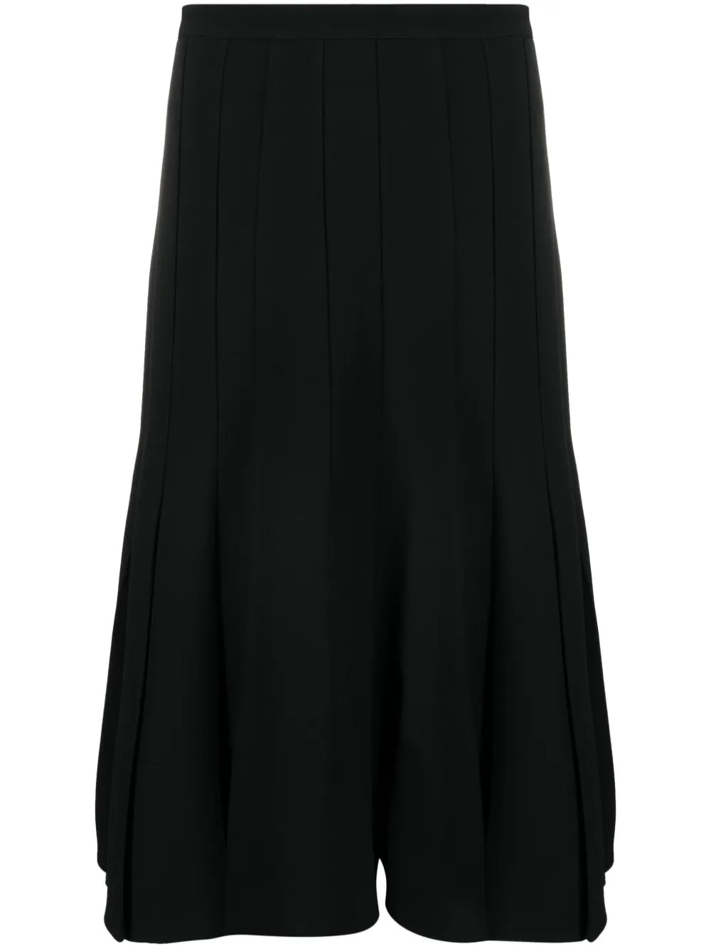 Pleated A-Line Skirt