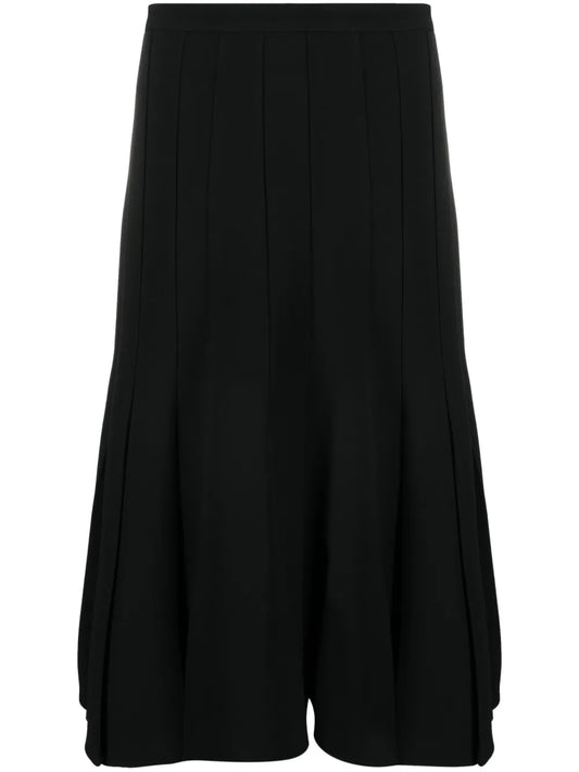 Pleated A-Line Skirt