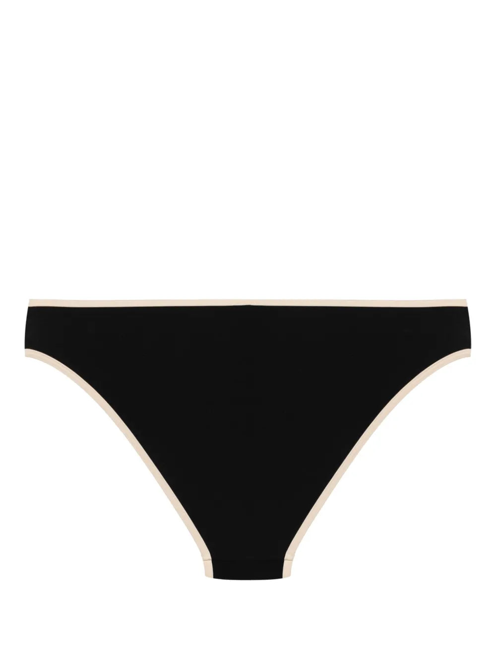 Striped-Edge Bikini Bottoms