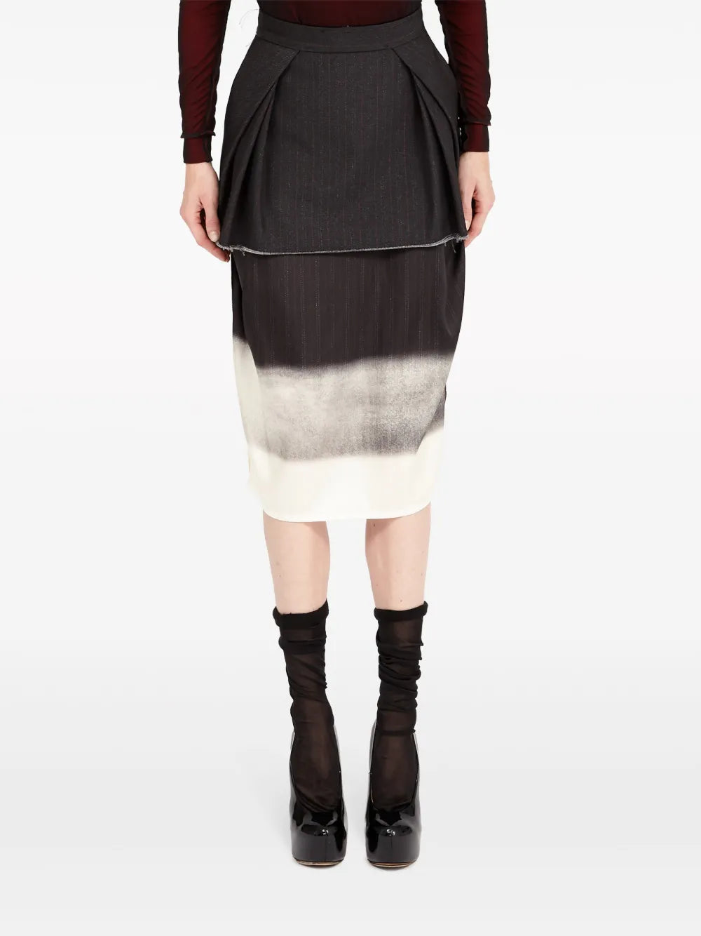 Trompe L'Oeil Layered Skirt