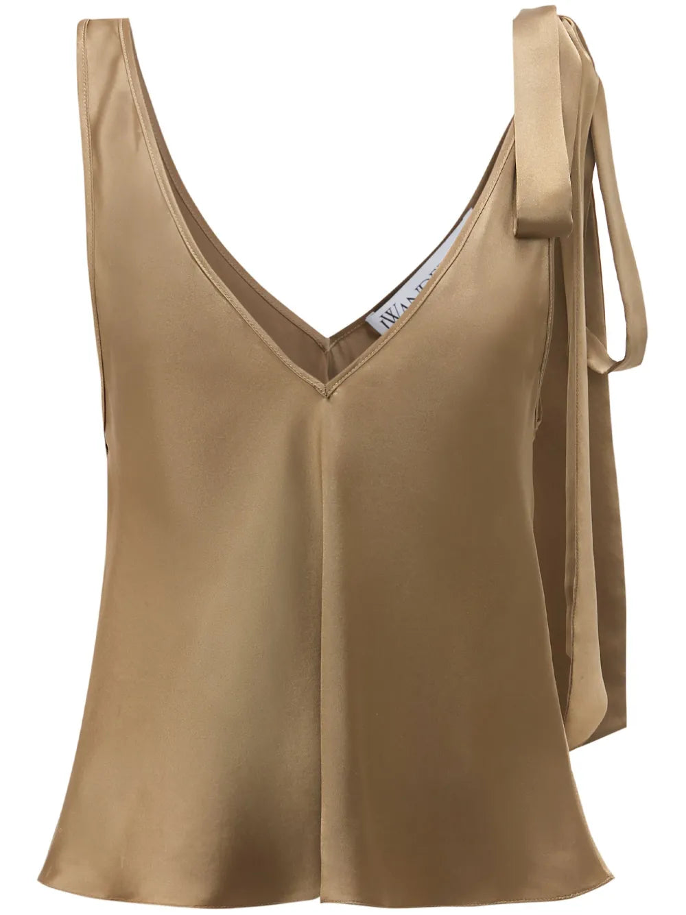 Sleeveless Silk Top