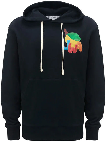 Jwa Lemon-Print Cotton Hoodie