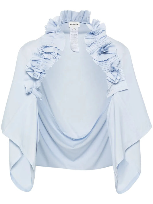 Floral-Appliqué Bolero