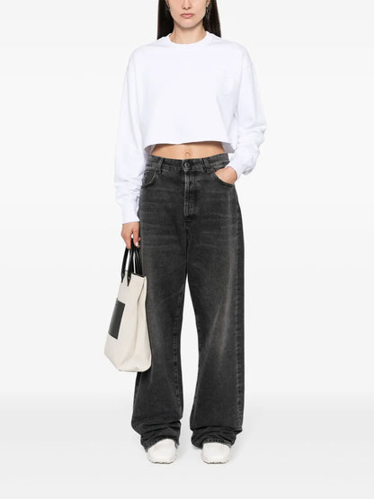 S-Wave Cropped Sweatshirt