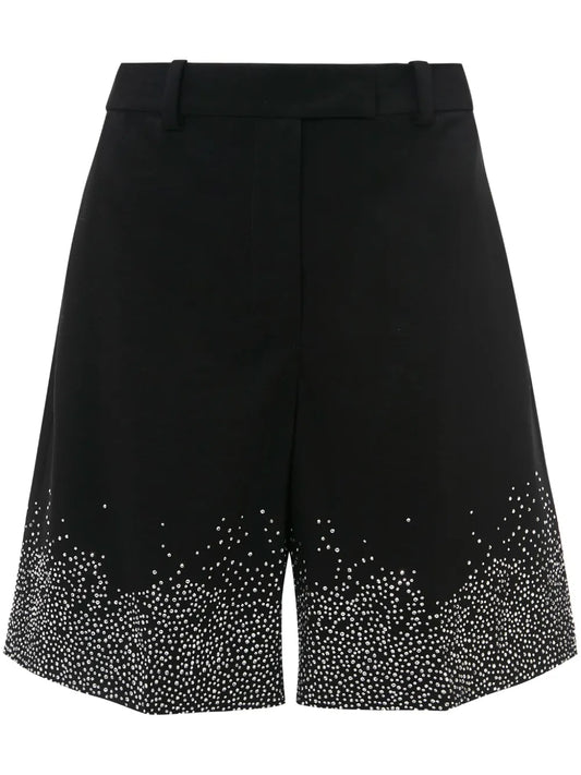 Crystal-Embellished Tailored Shorts