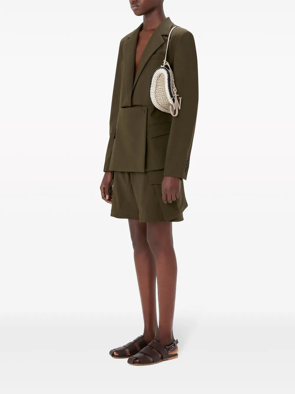 Tailored Wool Cargo Shorts