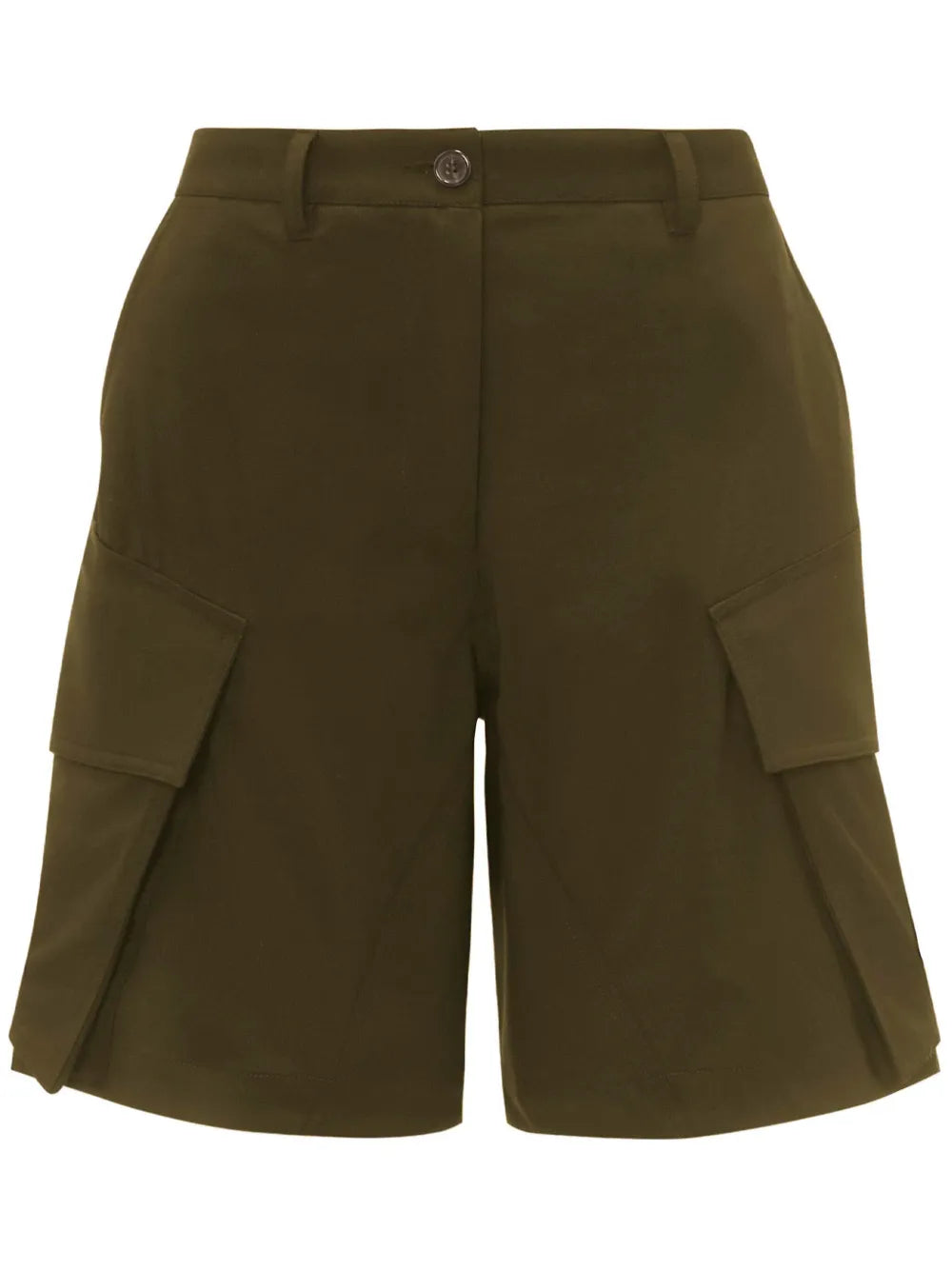 Tailored Wool Cargo Shorts