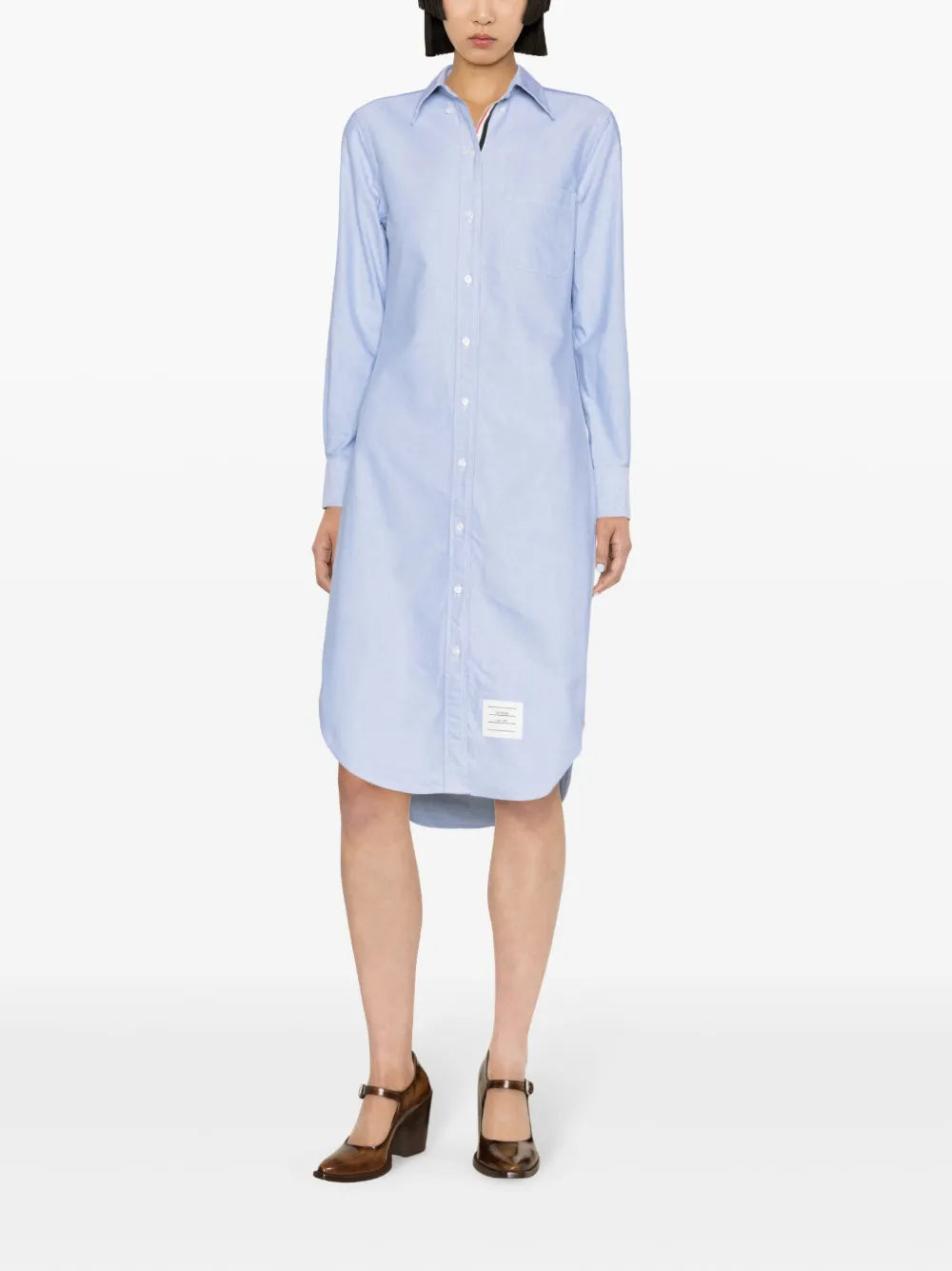 Oxford-Cotton Shirtdress