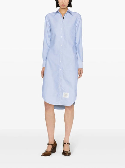 Oxford-Cotton Shirtdress