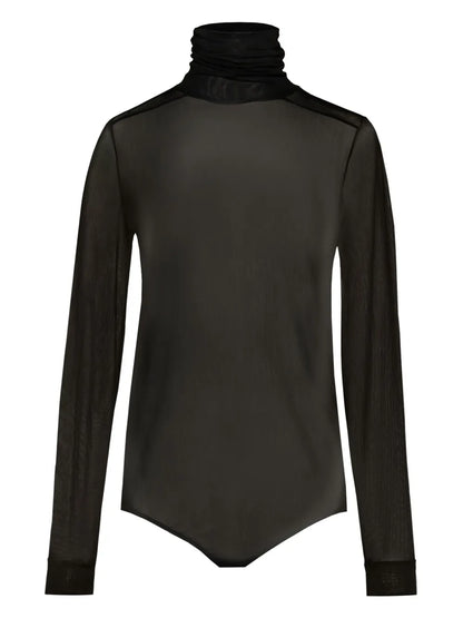 Four-Stitch Sheer Bodysuit