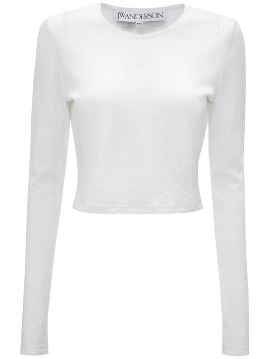 Logo-Jacquard Cotton T-Shirt