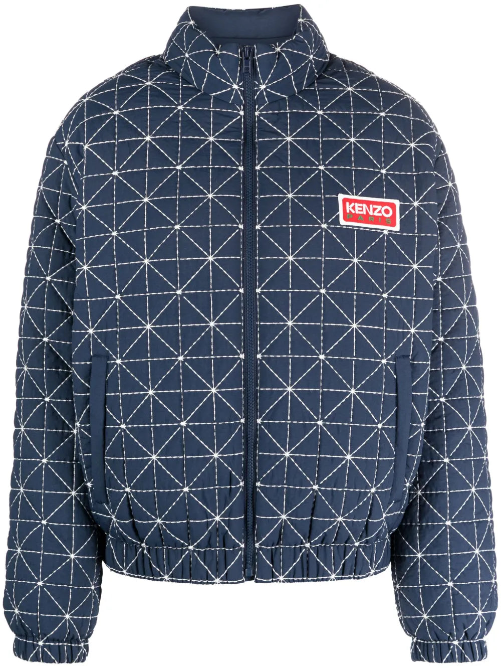 Sashiko Stitch Puffer Jacket