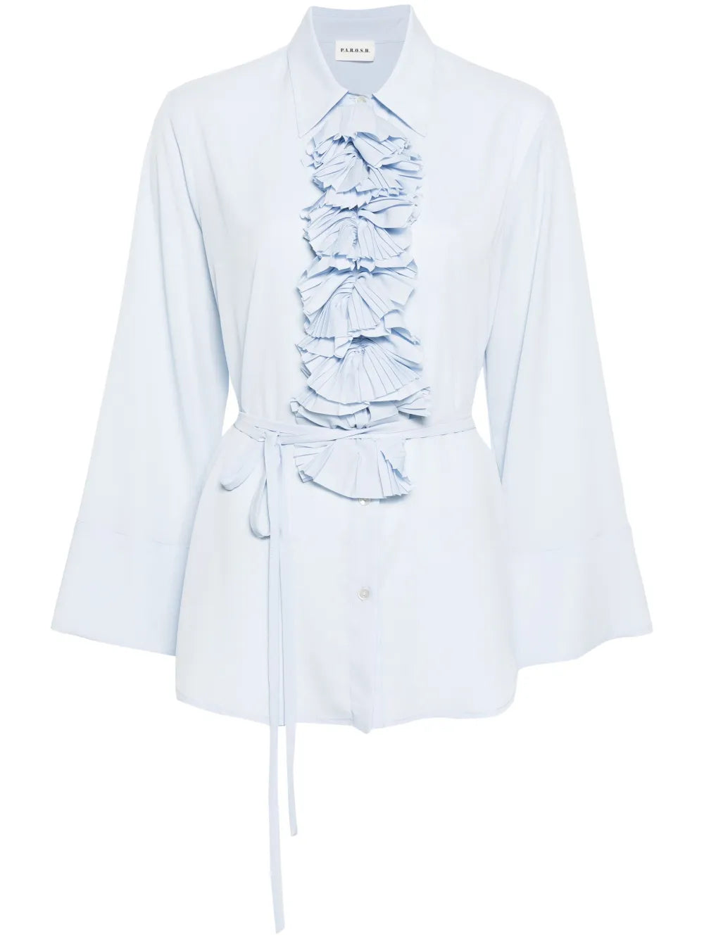 Ruffled-Detailing Shirt