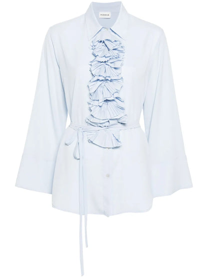 Ruffled-Detailing Shirt