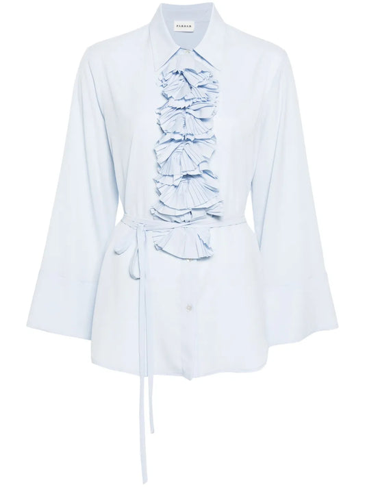 Ruffled-Detailing Shirt