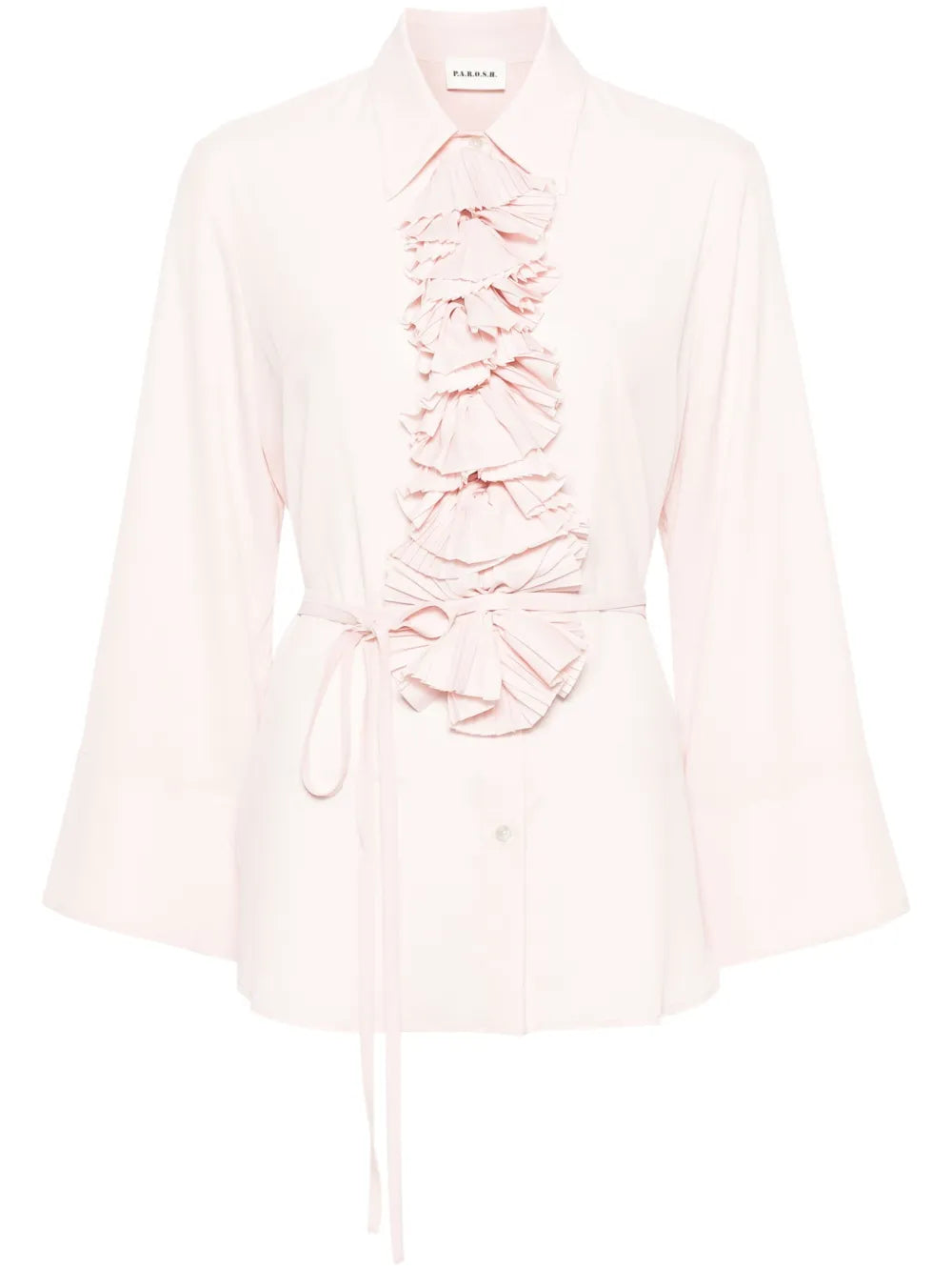 Ruffled-Detailing Shirt