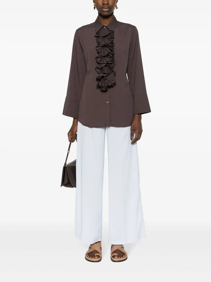 Elasticated-Waistband Trousers