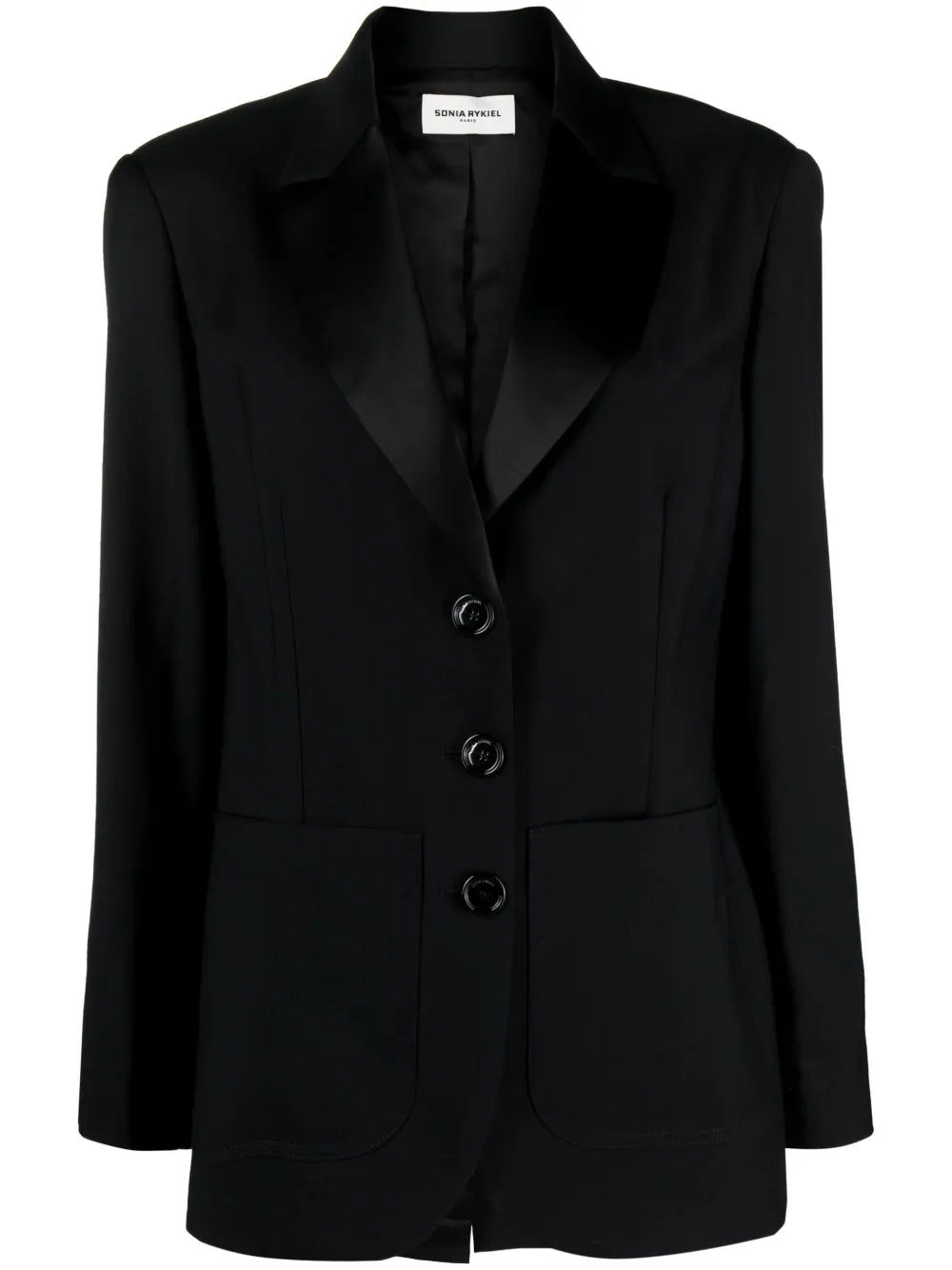 Wool Single-Breasted Blazer