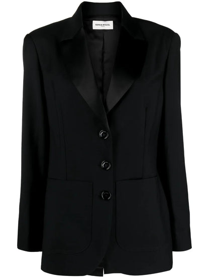 Wool Single-Breasted Blazer