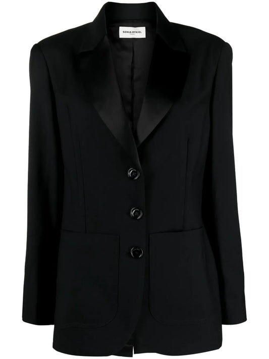 Wool Single-Breasted Blazer