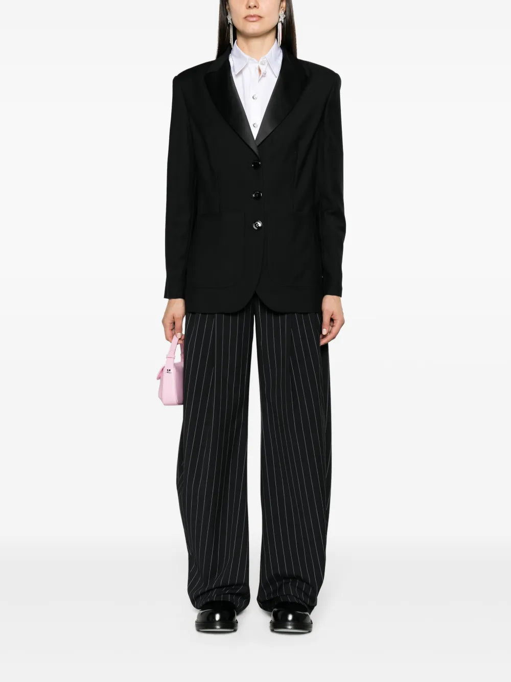 Wool Single-Breasted Blazer