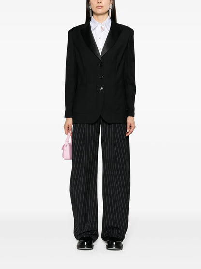 Wool Single-Breasted Blazer