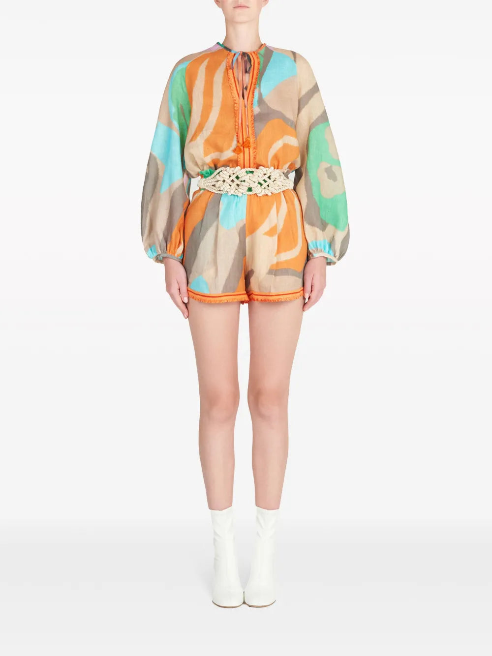Giorgio Abstract-Print Shorts