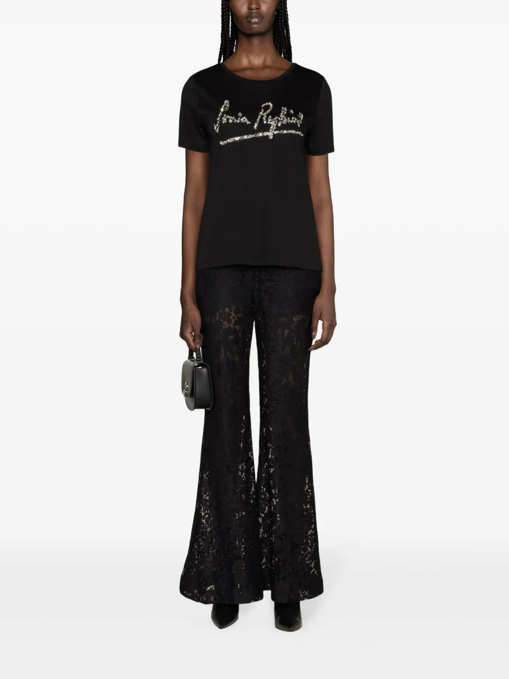 Logo-Embellished Cotton Blend T-Shirt