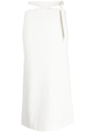 Cut-Out Midi Skirt