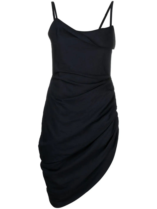 La Robe Saudade Draped Minidress