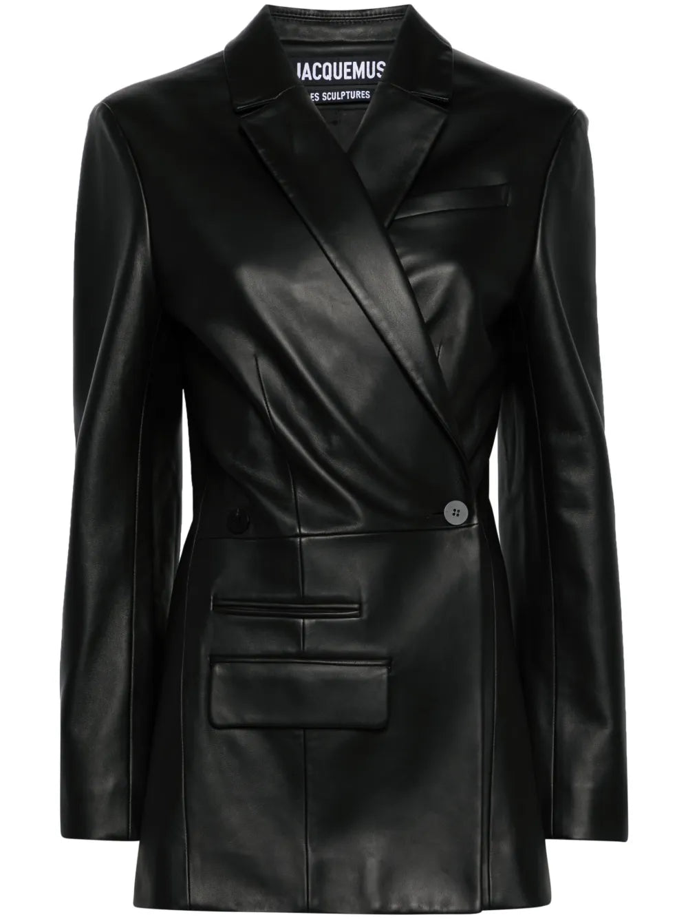 La Veste Tibau Cuir Leather Blazer