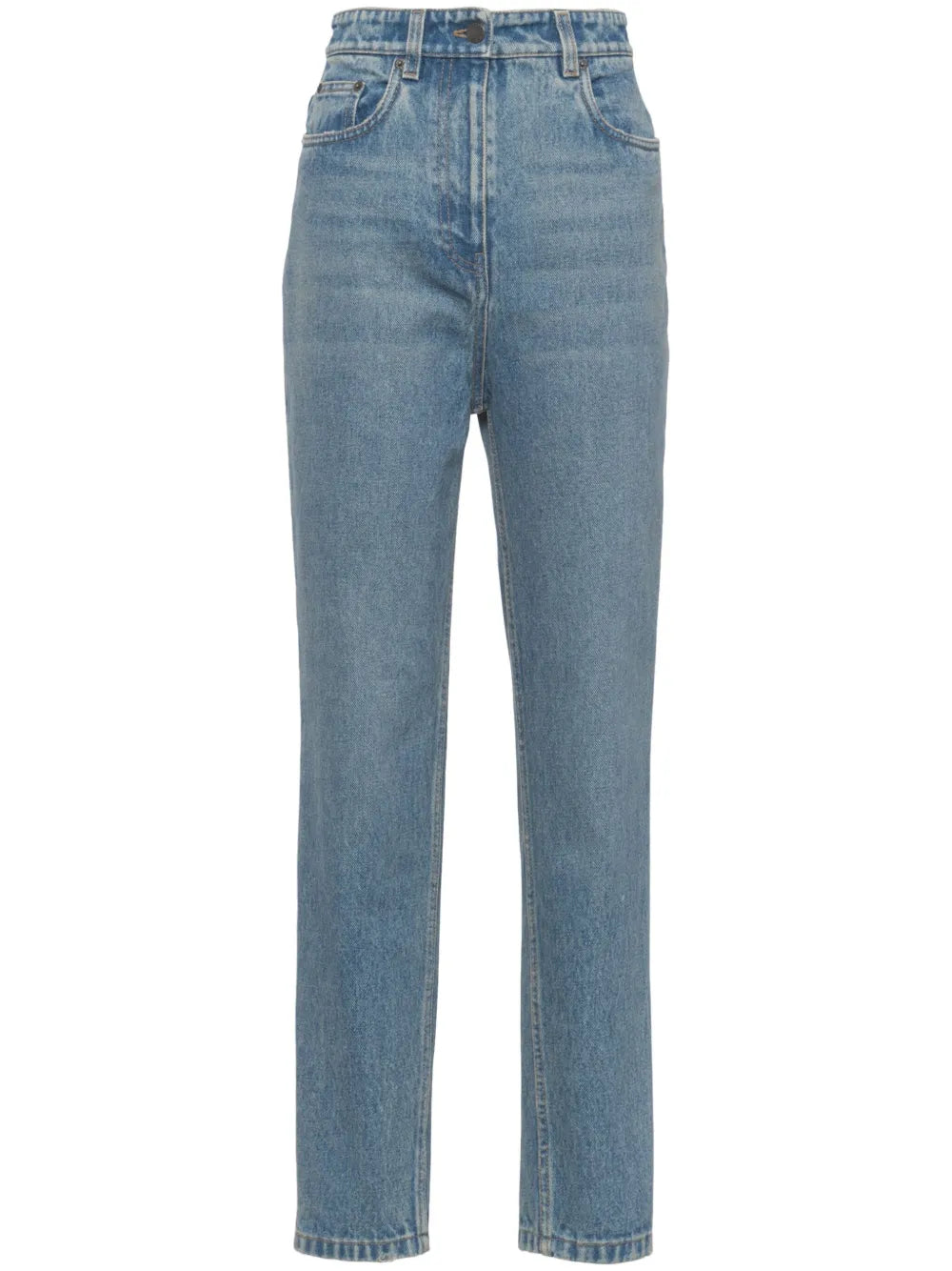 High-Rise Tapered Jeans