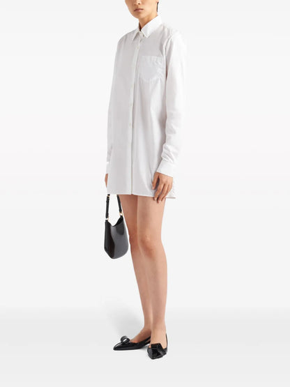 Cotton Shirt Minidress