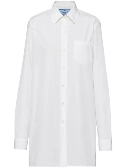 Cotton Shirt Minidress