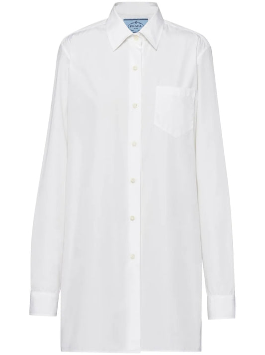 Cotton Shirt Minidress